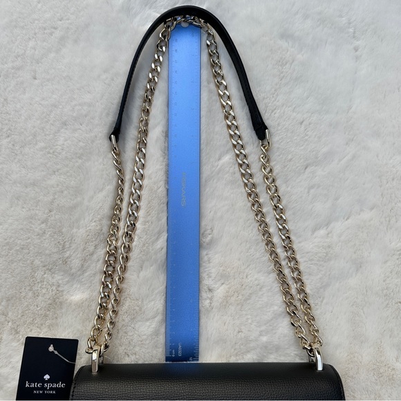 Kate Spade New York Remi Crossbody Black Tan and Cream with Chain K8519 NWT - Picture 13 of 16